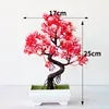 Artificial Pine Bonsai Tree Potted Plant Ornament