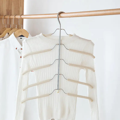 Non-Slip Multi-Layer Clothes Hanger for Wardrobe