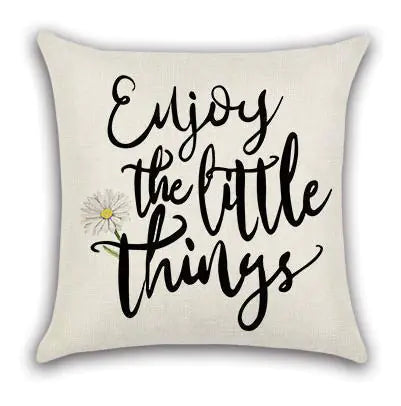 4pcs Daisy Floral Printed Pillow Covers for Home Decor