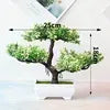 Artificial Pine Bonsai Tree Potted Plant Ornament