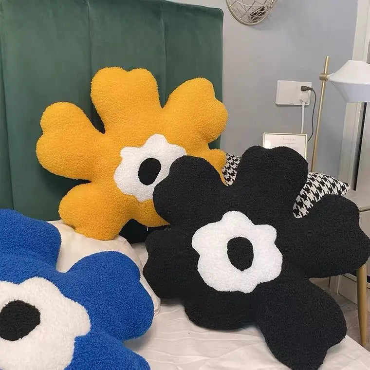 Light Luxury Sunflower Pillow for Sofa Decor