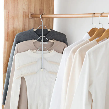 Non-Slip Multi-Layer Clothes Hanger for Wardrobe