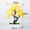 Artificial Pine Bonsai Tree Potted Plant Ornament