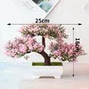 Artificial Pine Bonsai Tree Potted Plant Ornament