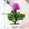Artificial Pine Bonsai Tree Potted Plant Ornament