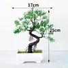 Artificial Pine Bonsai Tree Potted Plant Ornament