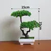 Artificial Pine Bonsai Tree Potted Plant Ornament