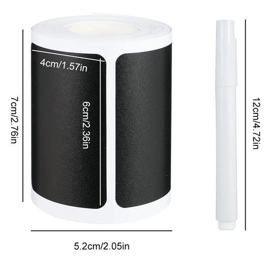 300 Pieces Roll of PVC Removable Waterproof Labels
