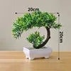 Artificial Pine Bonsai Tree Potted Plant Ornament