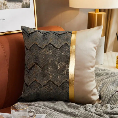 Luxury Modern Lightweight Silk Satin Sofa Cushion Cover
