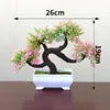 Artificial Pine Bonsai Tree Potted Plant Ornament
