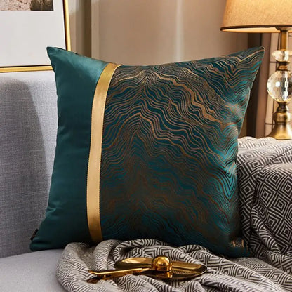 Luxury Modern Lightweight Silk Satin Sofa Cushion Cover