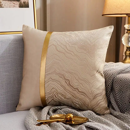Luxury Modern Lightweight Silk Satin Sofa Cushion Cover