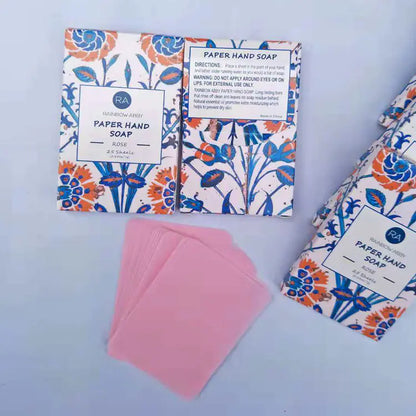 Portable Disposable Soap Paper for Travel (Mini Pack)