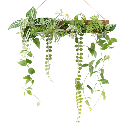 Artificial Green Plant Wall Decor for Nordic Living Room