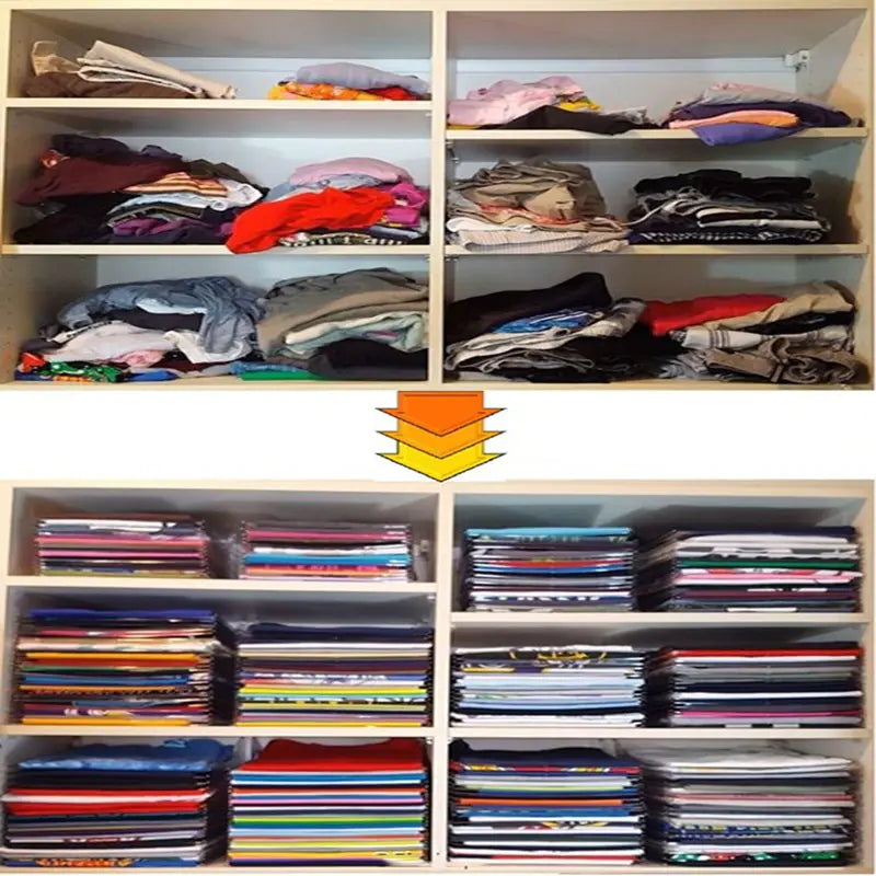 Clothes Folding Board and Storage Rack for Files