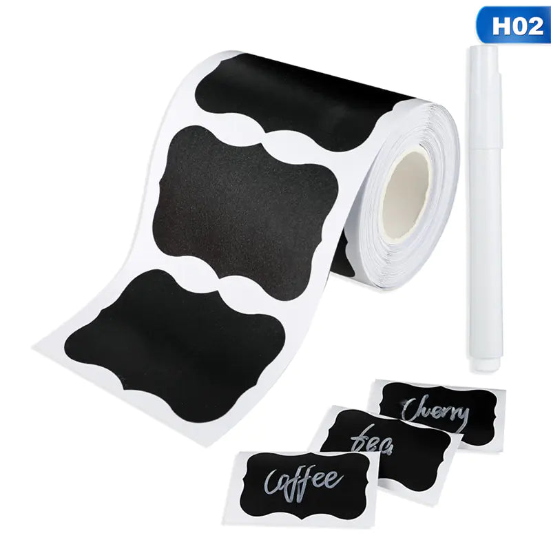 300 Pieces Roll of PVC Removable Waterproof Labels
