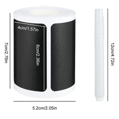 300 Pieces Roll of PVC Removable Waterproof Labels