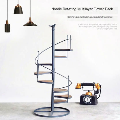 Multi-Layer Folding Plant Stand for Indoor Use