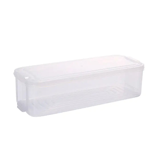 3-Tier Plastic Food Storage Box with Lid for Kitchen