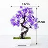 Artificial Pine Bonsai Tree Potted Plant Ornament