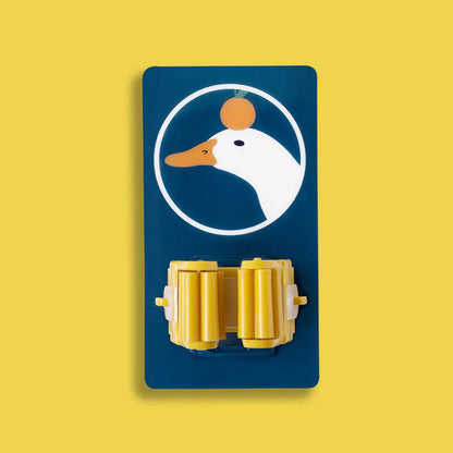 Strong Adhesive Mop Holder with Cartoon Design Hooks