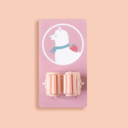 Strong Adhesive Mop Holder with Cartoon Design Hooks