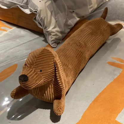 Cute Brown British Dachshund Short-Legged Pillow